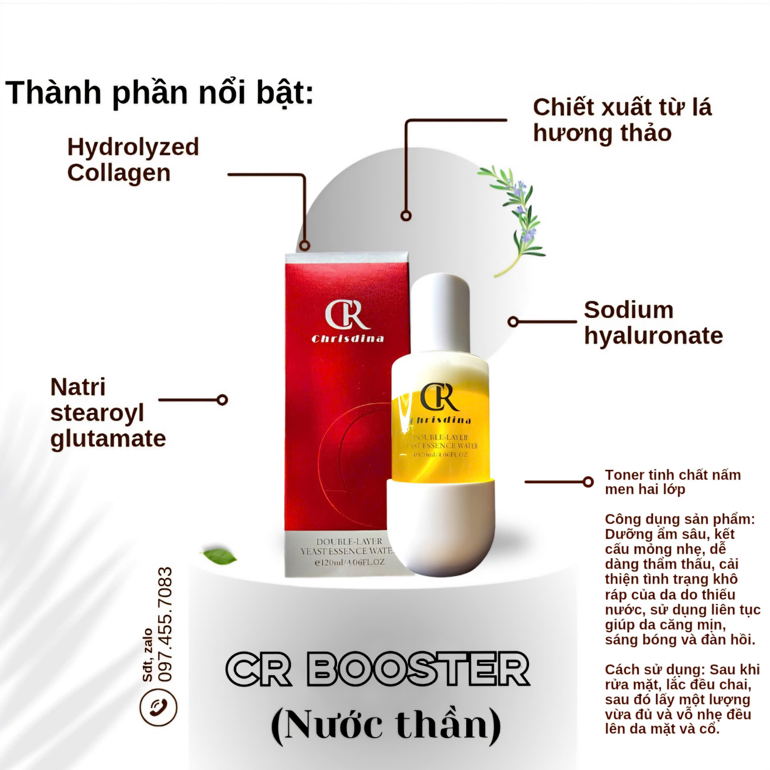 Chrisdina Double-Layer Yeast Essence Water